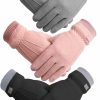 SATINIOR Satinior 3 Pairs Women Winter Warm Touchscreen Gloves Windproof Thermal Gloves For Women Wholesale