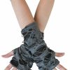 Skeleteen Skeleteen Punk Ripped Arm Warmers - Fingerless Long Sleeve Knitted Warmer Gloves Goth Accessories For Men And Women Wholesale