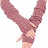 Colorful House Colorful House Fingerless Thumb Hole Long Gloves Mittens Winter Arm Warmer Best