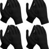 Liitrsh Liitrsh 4 Pairs Winter Gloves For Men Women, Anti-Slip Knit Touchscreen Gloves, Full Fingers Gloves With Fleece Lined Best