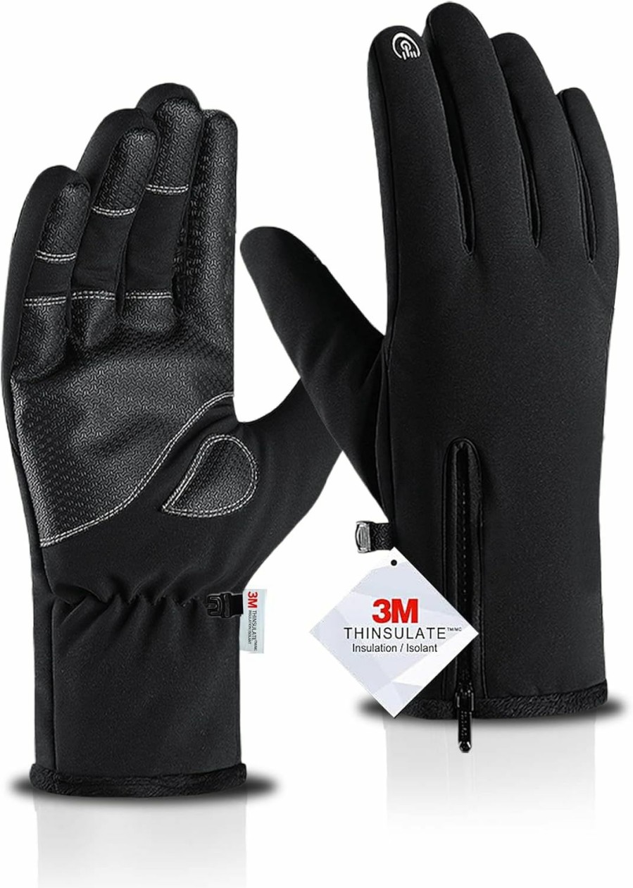 Toobimen Toobimen Winter Gloves Thinsulate Material,-10 F Ski Gloves Upgrade Touch Screen,Snow Gloves 5 -Layer,Waterproof Gloves Hot