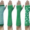 SYAYA Syaya Striped Winter Arm Warmers, Long Fingerless Gloves For Punk Rock/Cosplay/Goth/Christmas Party Wm-S-G2 Best