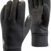 BLACK DIAMOND Black Diamond Bd801032Blaksm_1 Midweight Gridtech Gloves, Black, Small Clearance