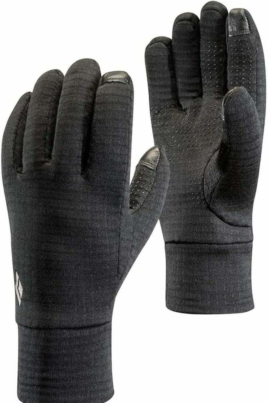 BLACK DIAMOND Black Diamond Bd801032Blaksm_1 Midweight Gridtech Gloves, Black, Small Clearance