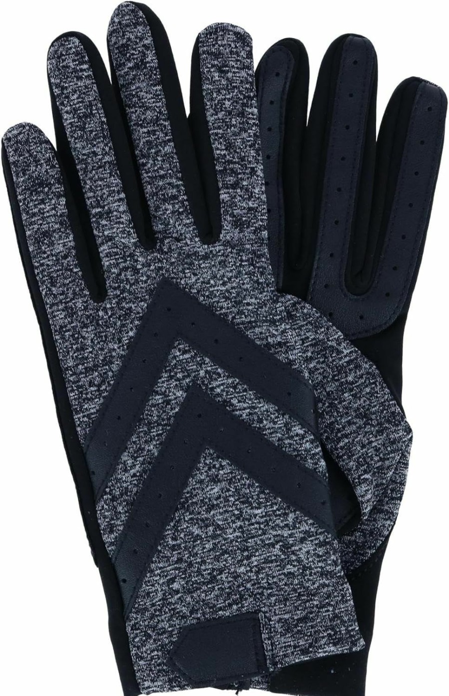 isotoner Isotoner Smartdri Smartouch Spandex Shortie Gloves - A30659 (Black Heather, L/Xl) Hot