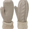 KMystic Kmystic Women'S Soft Plush Lined Cuffed Warm Winter Thick Knit Mittens New