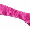 Greatlookz Savannah Nights Shiny Gathered Satin Elbow Length Gloves, Hot Pink New