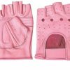 Allstate Leather Women'S Al3012 All Leather Fingerless Gloves Hot