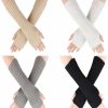 Lcaiualu Lcaiualu Knit Long Arm Warmers For Women Thumbhole Fingerless Gloves Women Sleeves Winter Wrist Warmers Warm Mittens Best