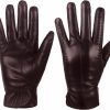 Yicorgard Women Leather Gloves Winter Driving Touchscreen Pu Leather Gloves, Warm Fleece Lined Motorcycle Gloves Hot