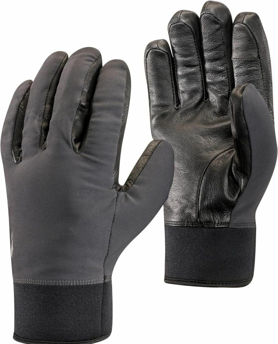 BLACK DIAMOND Black Diamond Equipment Heavyweight Softshell Gloves - Smoke - Extra Small Wholesale