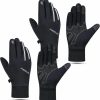 FIENVO 2 Pair Winter Gloves Men Women,Thermal Water Resistant Windproof Warm Touch Screen Gloves For Running Cycling Driving Online