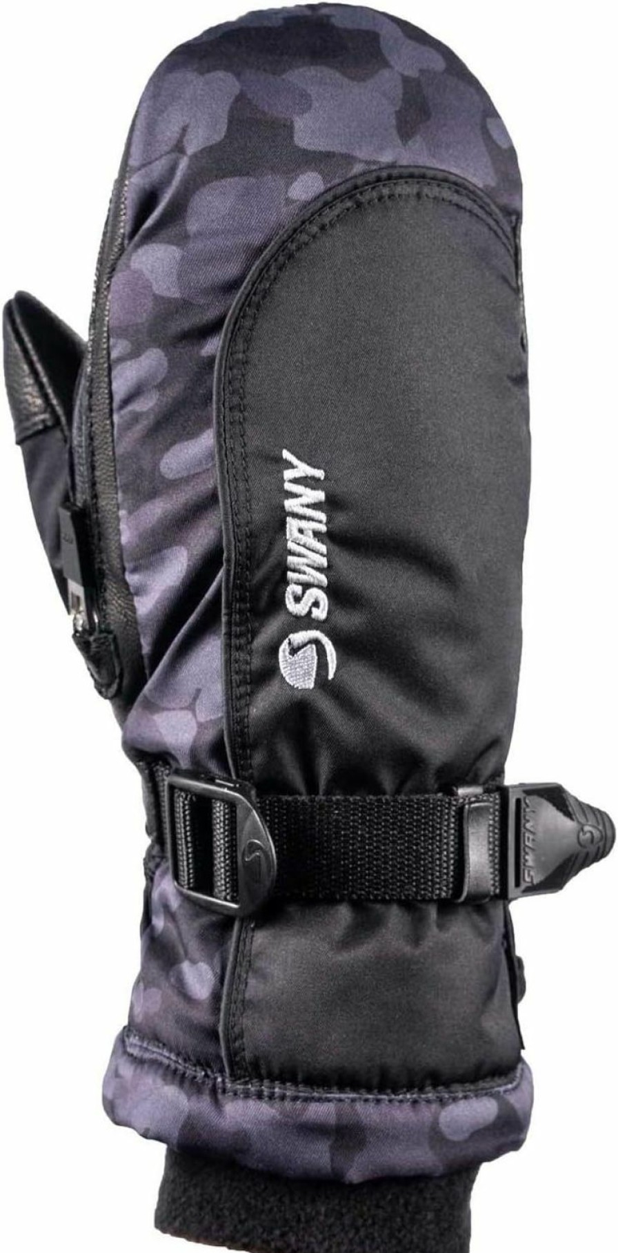 Swany Swany Junior Softy 2.1 Warm Insulated Durable Flexible Toaster Leather Palm Winter Sports Mittens Hot