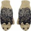 Naovio Women Girls Knitted Winter Gloves Cute Hedgehog Mittens Windproof Warm Gloves Online