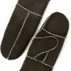 YISEVEN Yiseven Women'S Winter Sheepskin Leather Shearling Mittens New