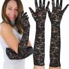 ToBeInStyle Tobeinstyle Women'S Extra Long Fingerless Lace Gloves Clearance