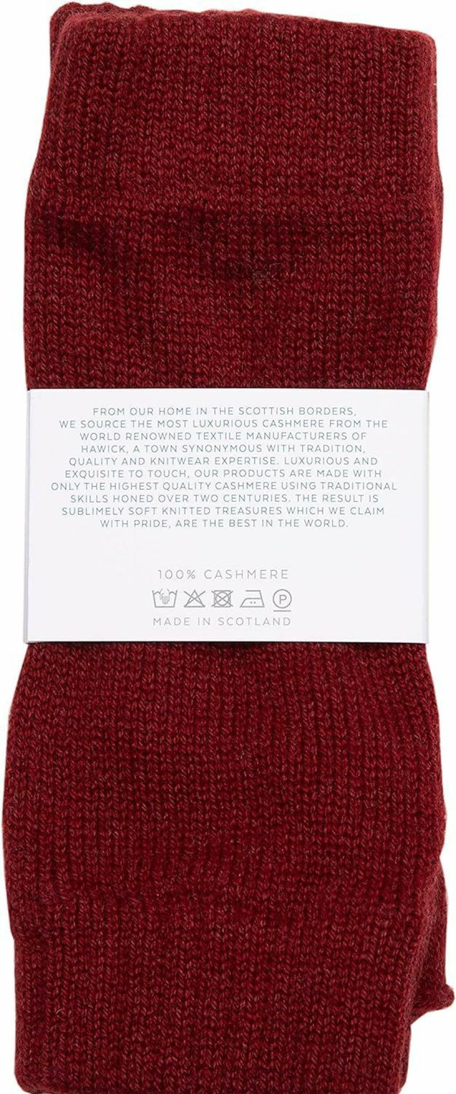 Graham Cashmere Graham Cashmere Women'S Pure Scottish Cashmere Wristwarmers One Size Port New