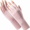 IZUS Women Cool Ice Silk Fingerless Driving Gloves Sunblock Non-Slip Outdoor Light-Thin Gloves Fishing Hiking Outdoor Online