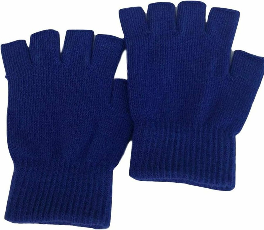 Koimcuiy Koimcuiy Uni Warm Half Finger Knit Gloves Stretchy Women Men Winter Warmer Knitted Mittens Fingerless Wholesale