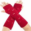 Dalulu Dalulu Grunge Gloves Fairy Grunge Accessories Ripped Glove Crochet Glove Clothes Y2K Fairy Grunge Aesthetic Arm Warmers Online