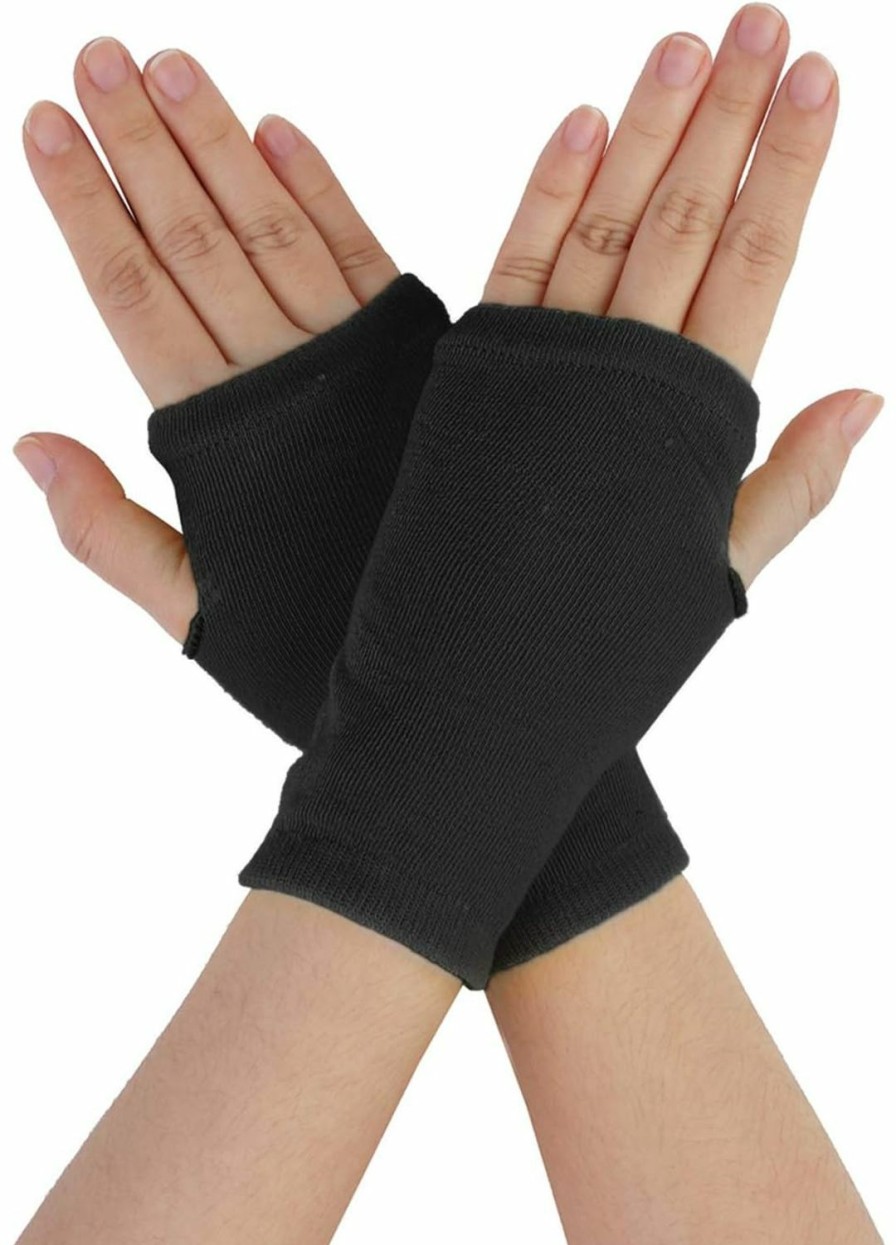 Allegra K Allegra K Acrylic Lady Fingerless Thumb Hole Fall Wear Gloves Pair Hot