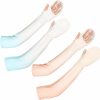 Suhine 2 Pair Driving Fingerless Sun Sleeves Adjustable Arm Sleeves For Uv Protection Cooling Arm Sleeves For Outdoor Women Girls New