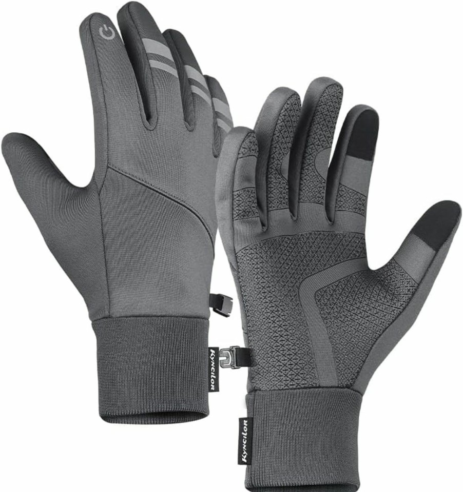 TEMEI Winter Warm Gloves, Thin Windproof Waterproof Thermal Gloves, Non-Slip Palm, Flexible Touch Screen Finger Gloves For Men And Women Cold Weather Cycling,Driving,Hiking,Snow Wholesale