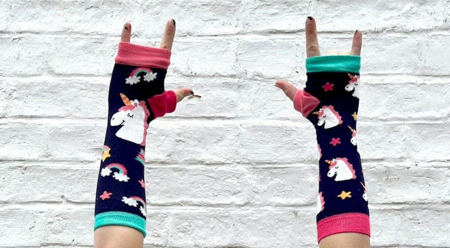 United Oddsocks United Oddsocks Girls'S Arm Warmers One Size (One Size, Unicorn) Wholesale