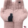 YOECO Yoeco Cat Fan Cotton Gloves,Cat And Bird Print Gloves,Women Warm Gloves For Cold Weather Online