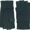 Be Your Own Style Be Your Own Style Byos Uni Winter Solid Fingerless Knit Gloves Ribbed Cuff Clearance