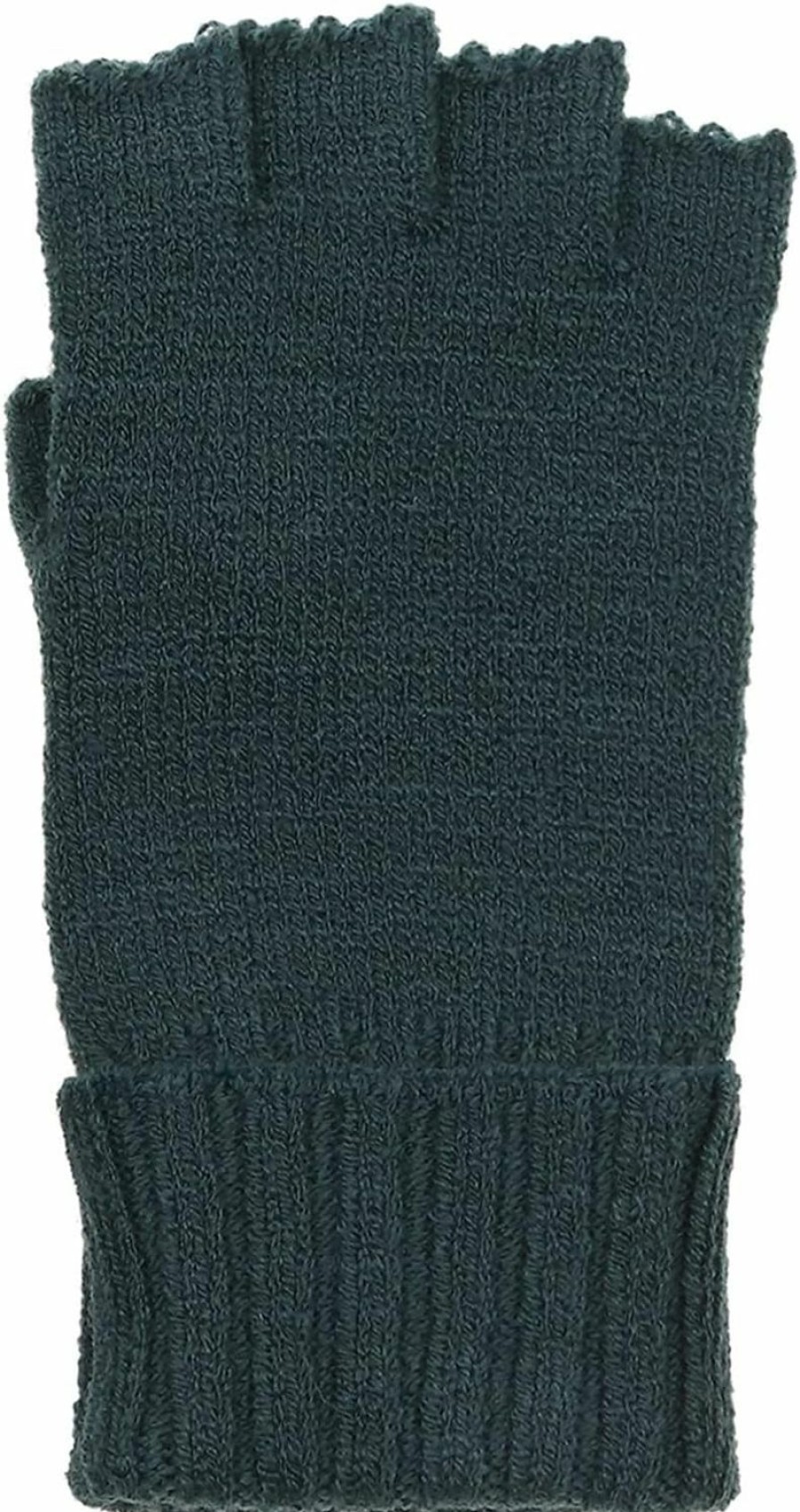 Be Your Own Style Be Your Own Style Byos Uni Winter Solid Fingerless Knit Gloves Ribbed Cuff Clearance