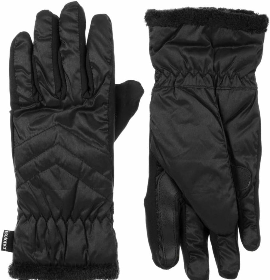 isotoner Women'S Quilted Gloves With Sleekheat Online