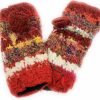 Himalaya Clothing Himalaya Clothing Hand Knit Wool And Silk Fingerless Texting Mittens Fleece Lined Made In Nepal Best