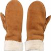 YISEVEN Yiseven Women'S Merino Sheepskin Winter Shearling Leather Gloves Mitten New