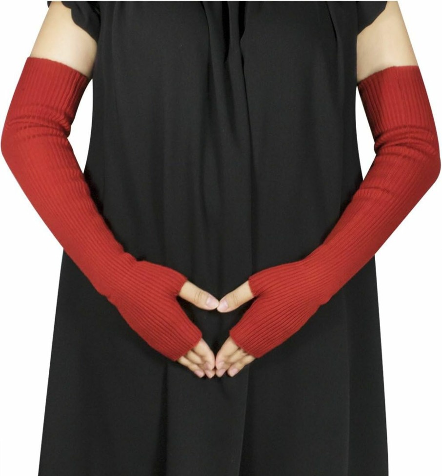 Dahlia Dahlia Womens Cold Weather Arm Warmers - Elbow Length & Upper Arm Length Clearance