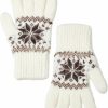 Tourmania Tourmania Warm Women'S Gloves For Cold Weather/Winter Wool Gloves For Women Hot