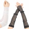 Vin Beauty Vin Beauty 2 Pair Womens Long Sheer Arm Sleeves, Elastic Shinny Arm Mesh Sleeves Ultra-Thin Lace Arm Fingerless Gloves Multipurpose Tulle Sun Sleeves For Women Girls Party Outdoor Activity Accessories Online