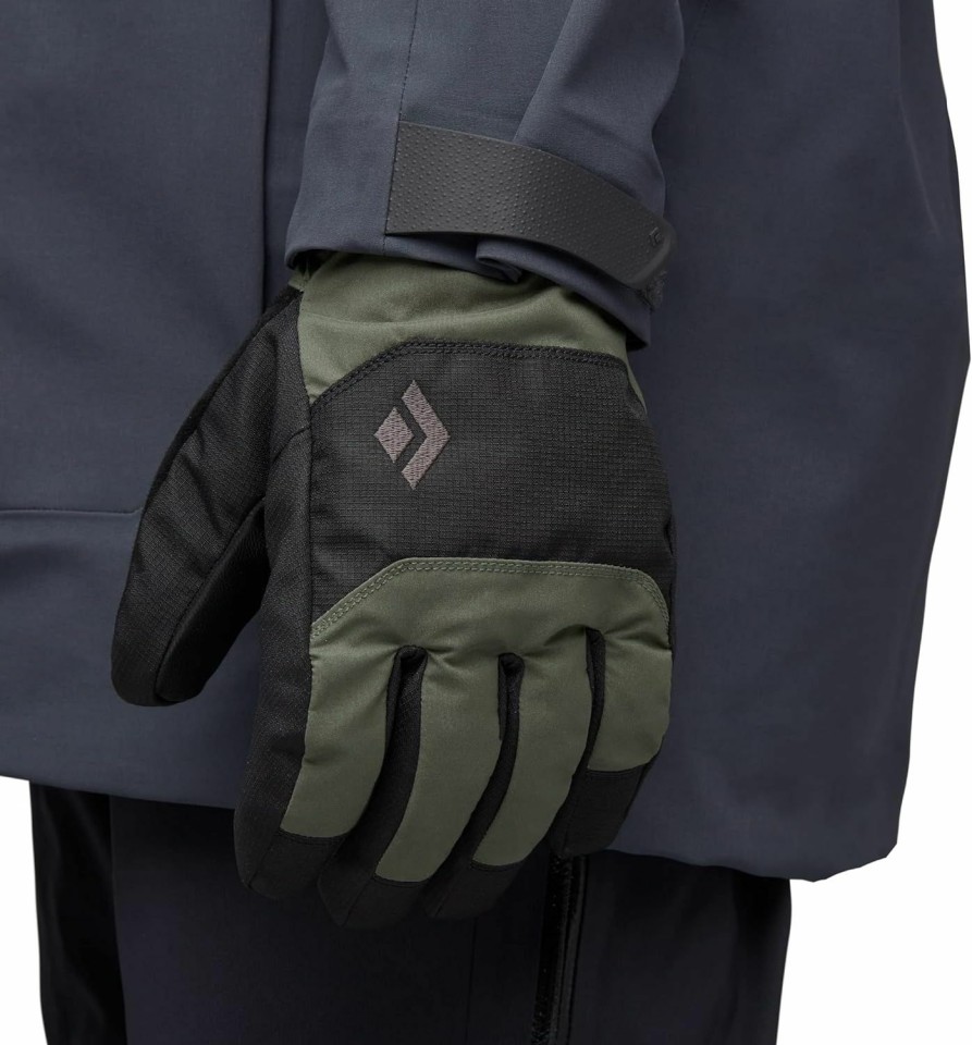 BLACK DIAMOND Black Diamond Equipment Mission Lt Gloves - Tundra-Black - Medium Hot