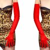 DooWay Dooway Women Super Long Gloves For Evening Costume Soft Faux Lambskin Suede Leather 27 Inches Best