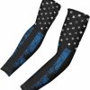 Belidome Belidome Usa Flag Stars Blue Stripes Arm Sleeves For Women Men Sun Protection Cooling Arm Covers Patriotic Fourth Of July Memorial National Independence Day Summer Wear Hot