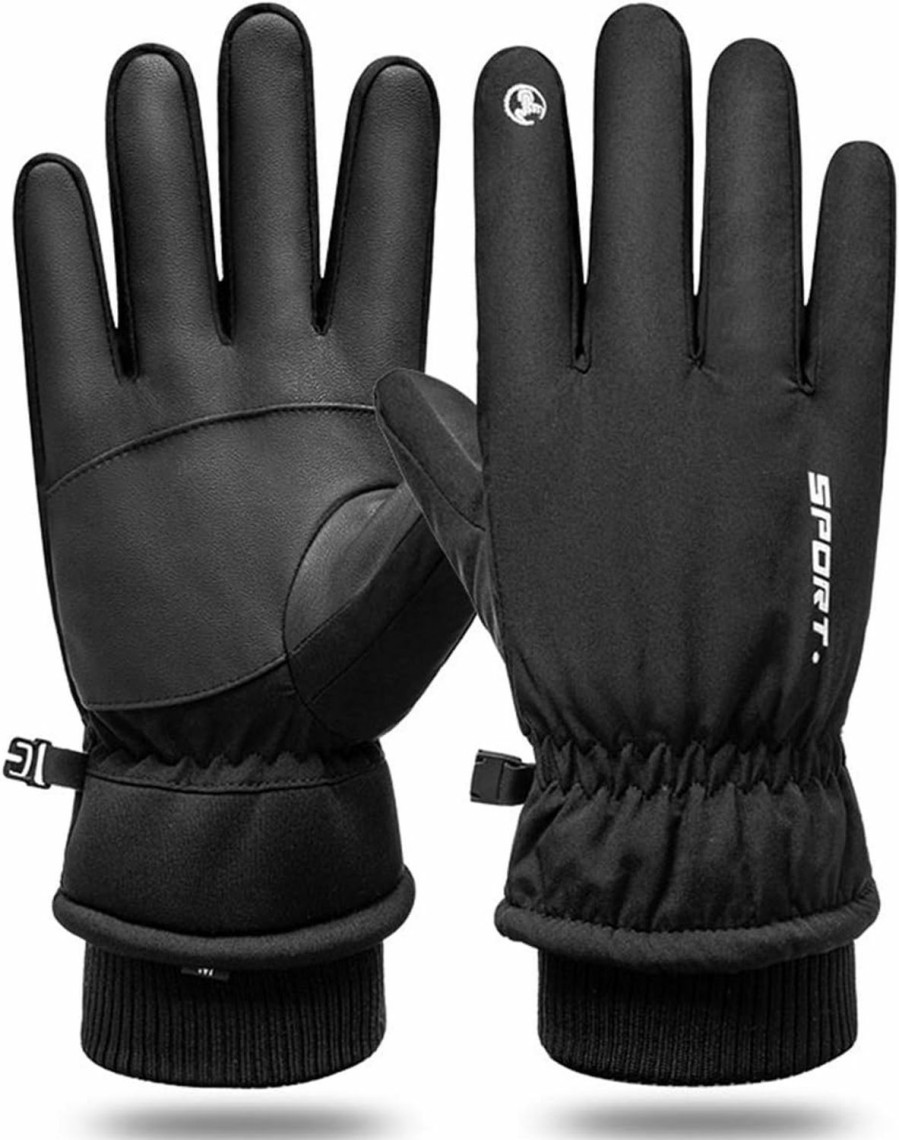 "Generic" Winter Gloves Men Women Running Touchscreen Gloves Waterproof Windproof Cold Weather Warm Riding Ski Climbing Bike Exercise Wholesale