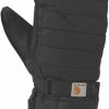 Carhartt Carhartt Women'S Quilts Insulated Mitten, Black, L Clearance