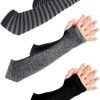 Amazon Uni Long Fingerless Gloves For Women Arm Warmers Knit Thumbhole Stretchy Gloves Clearance