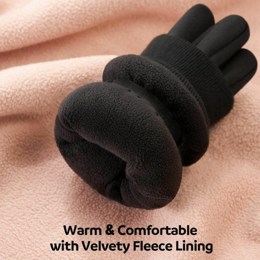 FREETOO Freetoo 2022 Stylish Winter Gloves For Women, Double Locking Thermal Running Gloves With A Velvety Fleece Lining Cold Weather Gloves, Women'S Warm Waterproof Driving Gloves With Touchscreen Fingers Wholesale