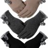 Dimore Dimore 3 Pairs Winter Gloves For Women Cold Weather Girls With Touch Screen Fingers Warm Thick Texting Bulk Wholesale Clearance