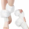 Bencailor Bencailor Winter Fluffy Leg Warmers And Wrist Cuffs Warmers Set, Include Boot Cuffs Leg Cuffs Furry Fingerless Gloves Wholesale