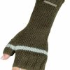 Luna & Terra Luna & Terra-Verona Gloves Handmade Knit Pure Alpaca (Olive/Silver) New