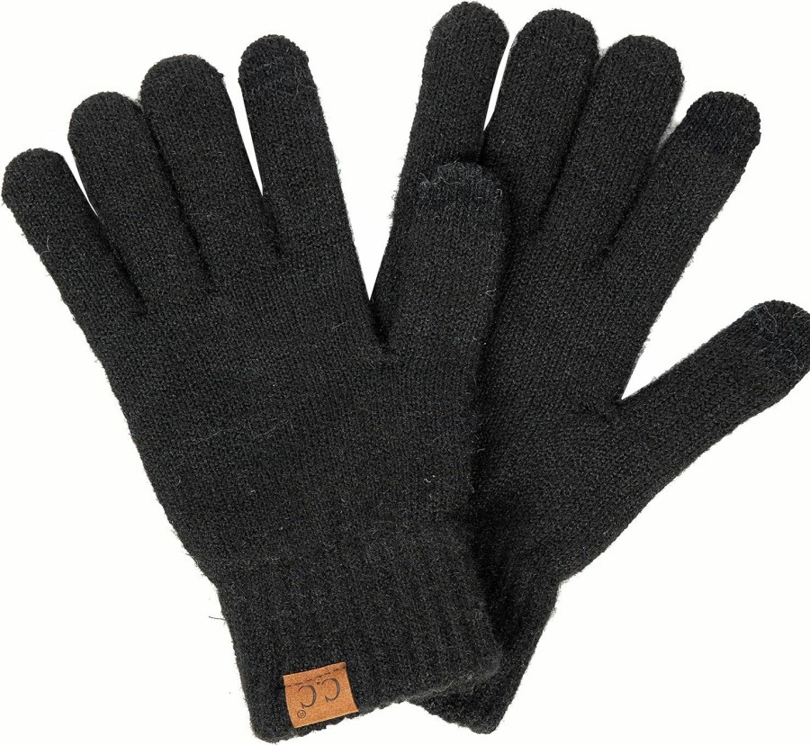 Funky Junque Funky Junque Winter Gloves Warm Touchscreen Recycled Yarn Smart Tip Gloves New