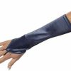 Greatlookz Cinderella Satin Fingerless Elbow Length Gloves, Navy Blue New