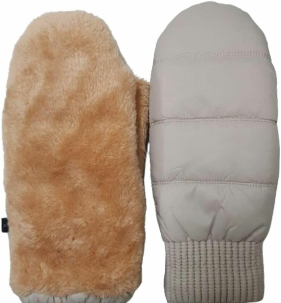 A.WAVE Women'S Quilts Insulated Mittens Warm Inner Faux Fur Gloves For Cold Weather Winter Online